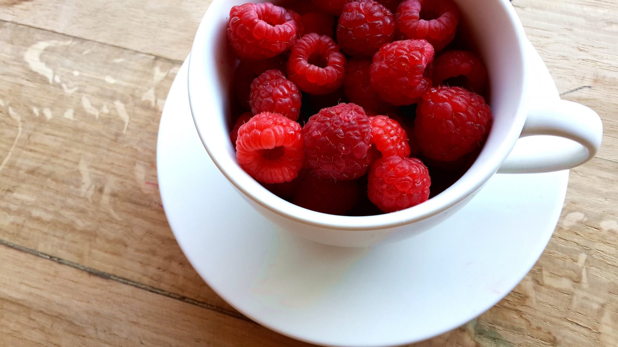 Eat magnesium rich raspberries