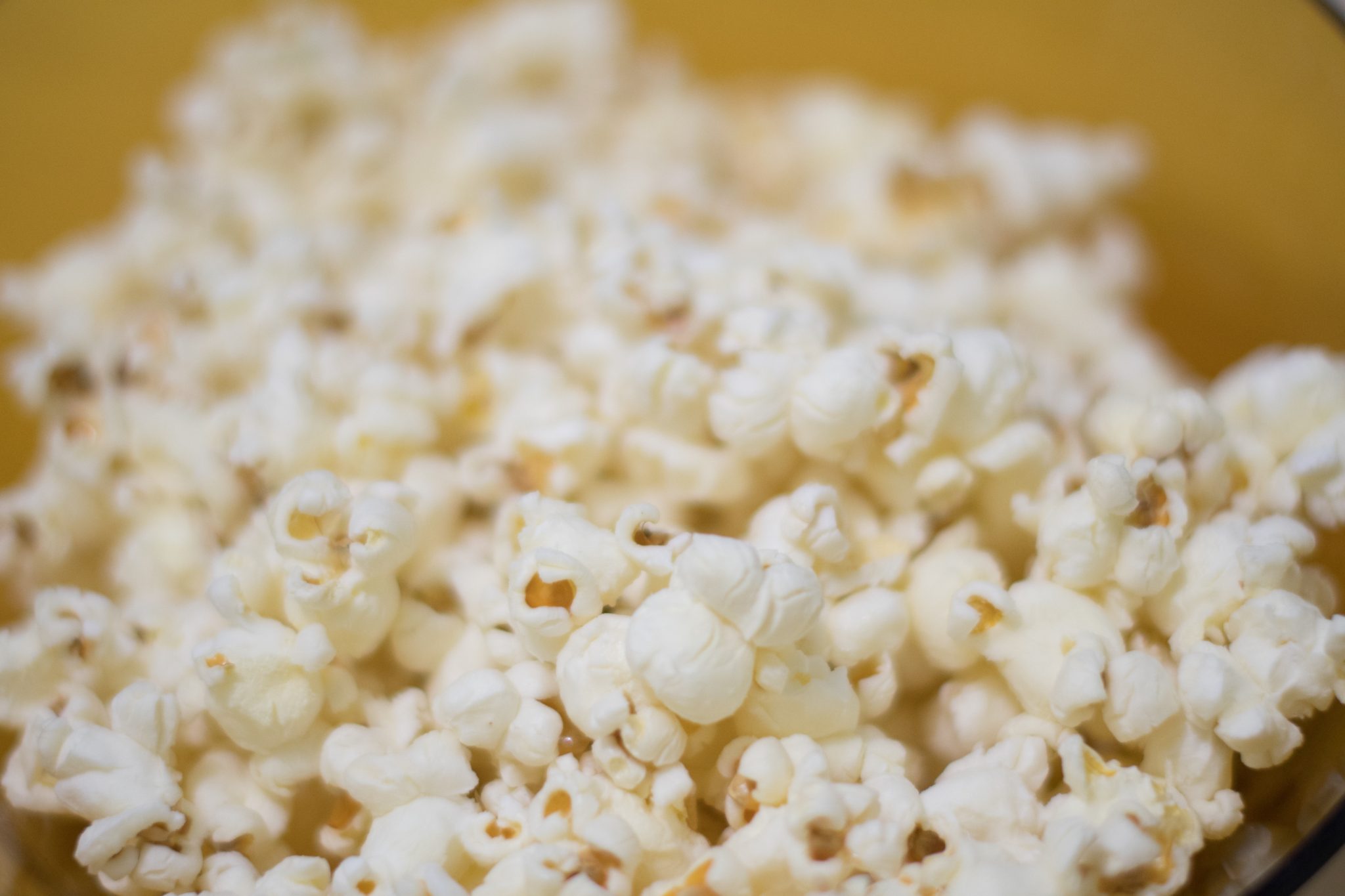Eat popcorn with no chemicals